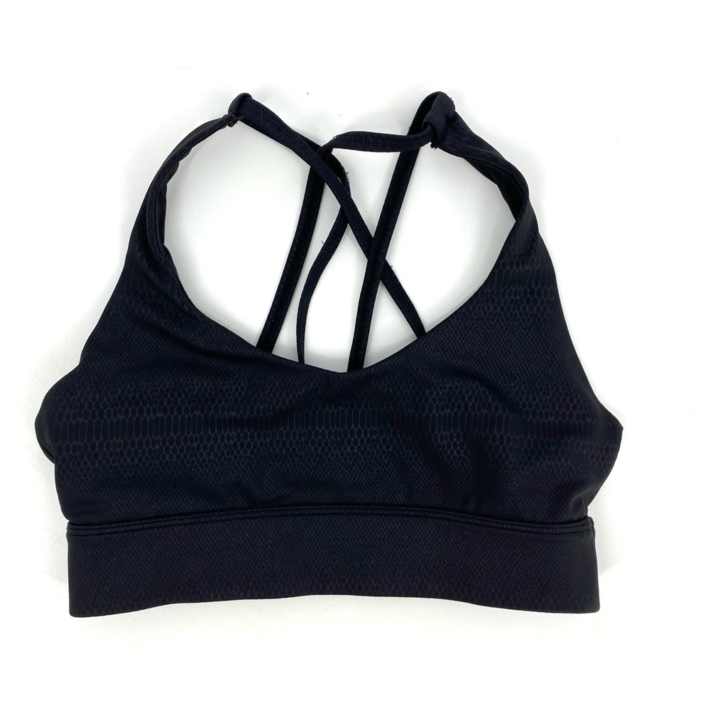 Zyia Sports Bra Black Strappy